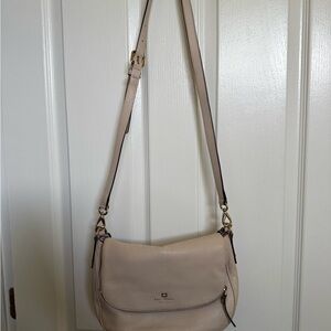 Kate Spade Cream Leather Shoulder Bag